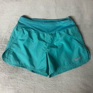 SOLD- Nike Running Teal Shorts